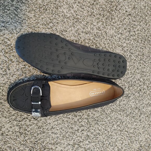 COACH Flores Signature C Loafers / Drivers Size 8 (B) - Picture 1 of 16